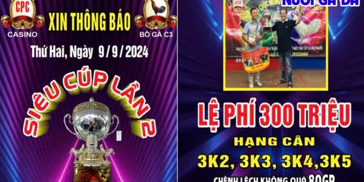 Giải đá gà Cúp Lần 2 Campuchia trực tiếp C3 09/09/2024