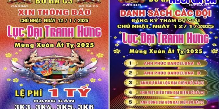 Full Giải Lục đại tranh hùng CPC3 mừng xuân Ất Tỵ 12/1/2025