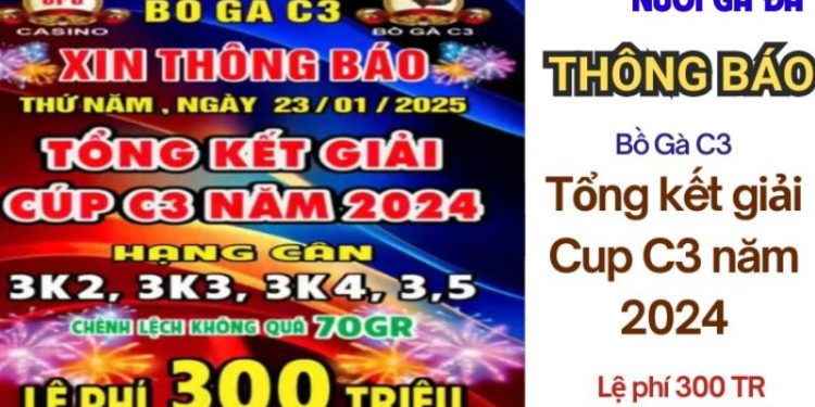 Full Tổng kết giải Cup C3 năm 2024 ngày 23/1/2025